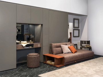 ON-OFF - COMPOSITION 07 - Storage wall with fold-away bed by TUMIDEI - view 2
