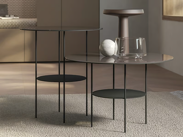 STICK - Round lacquered glass coffee table by TUMIDEI - view 2