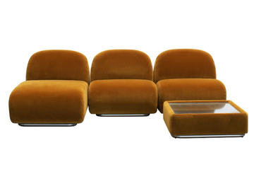 VICTORIA - Modular fabric sofa with chaise longue by Tacchini - view 2
