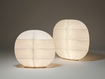 GUNTA - Cocoon resin room divider with light by Tacchini - view 3