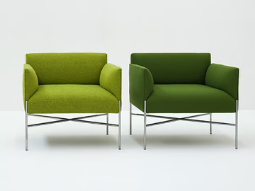 CHILL-OUT - Fabric armchair with armrests by Tacchini - view 3