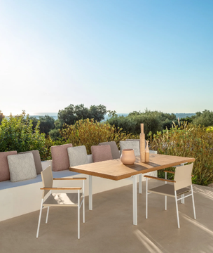 ALLURE - Rectangular wooden garden table by Talenti - view 3