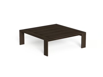 ARGO-WOOD - Square low Accoya® wood garden side table by Talenti - view 2
