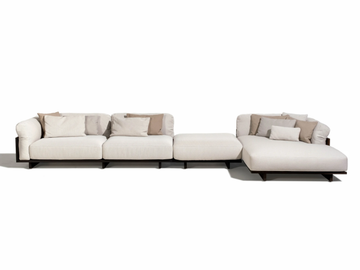 ARGO-WOOD - Sectional fabric garden sofa by Talenti - view 2