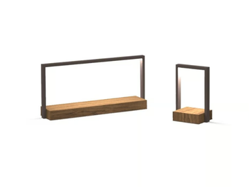 CASILDA - LED iroko table lamp by Talenti - view 2