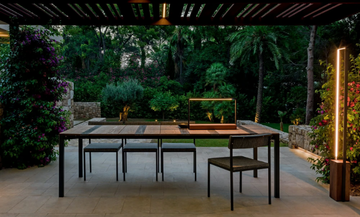 CASILDA - LED iroko table lamp by Talenti - view 3