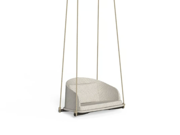 CLEOSOFT-WOOD - Fabric garden hanging chair by Talenti - view 2