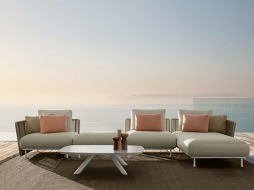CORAL - Sectional fabric garden sofa by Talenti - view 3