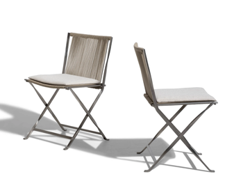 GEORGE - Folding nautical rope chair by Talenti - view 3