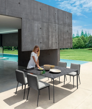 LEAF - Square garden table by Talenti - view 3