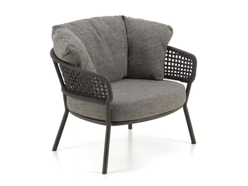 MOON ALU - Garden armchair with armrests by Talenti - view 2