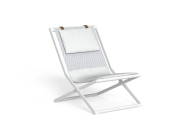 RIVIERA - Folding fabric deck chair by Talenti - view 2