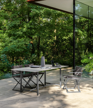 RIVIERA - Rectangular porcelain stoneware garden table by Talenti - view 3