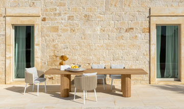 SALINAS - Rectangular wooden garden table by Talenti - view 3