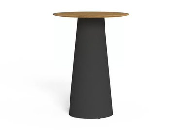 DOLCEVITA - Steel and wood high table by Talenti - view 3