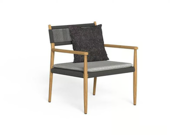 DOLCEVITA - Garden teak easy chair by Talenti - view 3