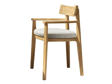 EVER - Teak garden chair open back by Talenti - view 3