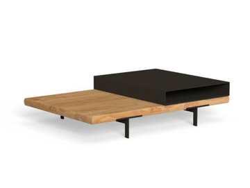 ALLURE - Low wooden coffee table with storage space by Talenti - view 2