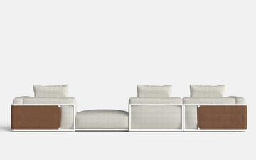 TRESSÉ - Sectional fabric garden sofa by Talenti - view 3