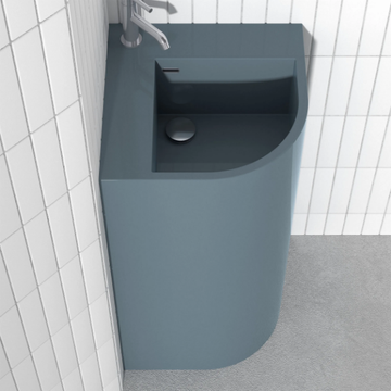 ANGLE LATMA - Corner Pietraluce® washbasin by Technova - view 3