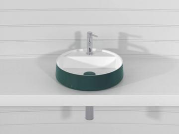 KOR LATK2 - Countertop round Pietraluce® washbasin by Technova - view 2
