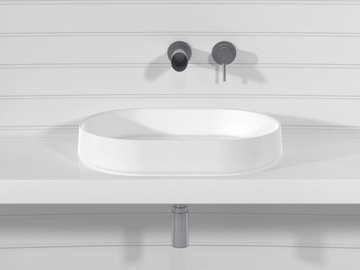 KOR LATK6 - Countertop oval Pietraluce® washbasin by Technova - view 3