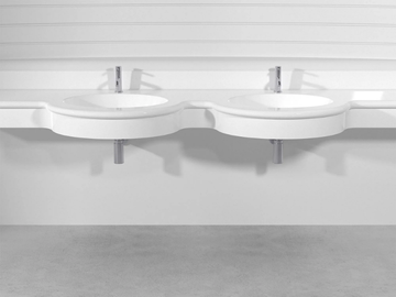 OVAL SMALL PLTOT - Wall-mounted custom Pietraluce® washbasin by Technova - view 3