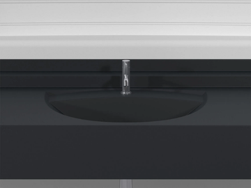 RIMINI PLTRN - Wall-mounted custom Pietraluce® washbasin by Technova - view 3