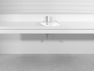 SANREMO PLTSA - Wall-mounted custom Pietraluce® washbasin by Technova - view 2