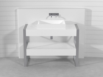 SQUARE CONSOLLE LCTC1 - Single Pietraluce® console sink by Technova - view 3