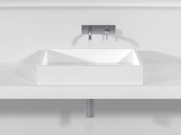 SQUARE SHORT LATQS - Countertop Pietraluce® washbasin by Technova - view 2
