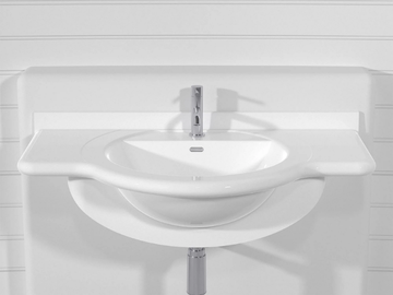 VENEZIA FIXED PLTE9 - Wall-mounted Pietraluce® washbasin by Technova - view 2