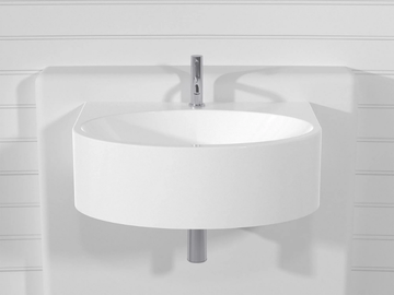 YOUNG LATMY - Wall-mounted Pietraluce® washbasin by Technova - view 2