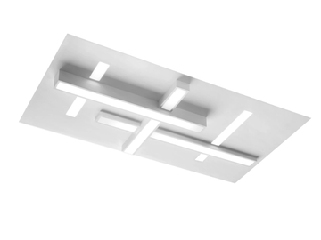 MAGNESIA - LED semi-inset plaster Lamp for false ceiling by Tecnico - view 2