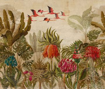 COLONIAL - Contemporary style Tropical fabric wallpaper by Tecnografica - view 3
