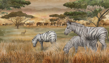SAVANA - Landscape nonwoven wallpaper by Tecnografica - view 3