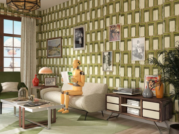 STUDIO 54 - Motif nonwoven wallpaper by Tecnografica - view 2