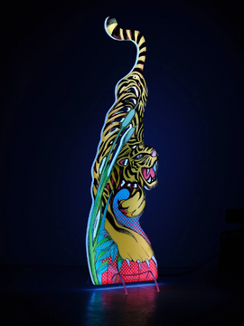 TIGRE - LED PMMA floor lamp by Tecnografica - view 3