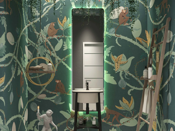 ALAN - Tropical nonwoven wallpaper by Tecnografica - view 2