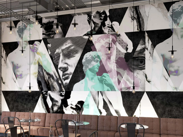 MICHELANGELO - Panoramic nonwoven wallpaper by Tecnografica - view 2