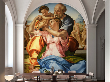 SACRA FAMIGLIA - MICHELANGELO BUONARROTI - Nonwoven wallpaper by Tecnografica - view 2