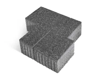 BASALTINA PARK 10 BURATTATO - Concrete paving block by Tegolaia - view 2