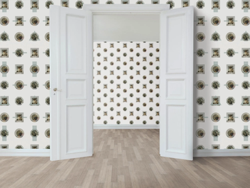 BAROCCO - Motif washable wallpaper by Texturae - view 2
