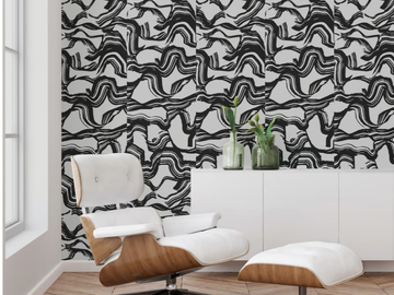 BRUSH - Motif washable wallpaper by Texturae - view 2