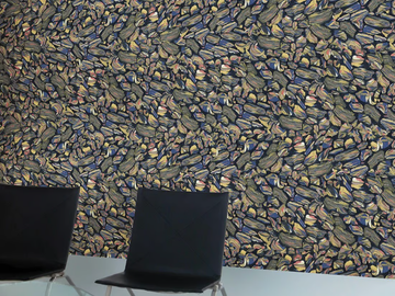 DARKDABS - Motif washable wallpaper by Texturae - view 2