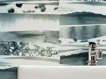 DÜHNEN PATTERN - Motif washable wallpaper by Texturae - view 2