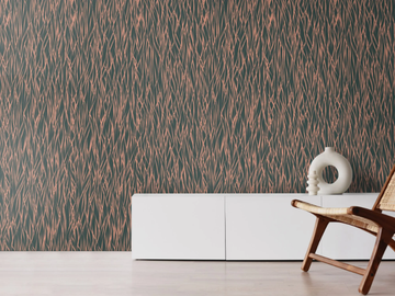 HAIRSPRAY - Motif washable wallpaper by Texturae - view 2