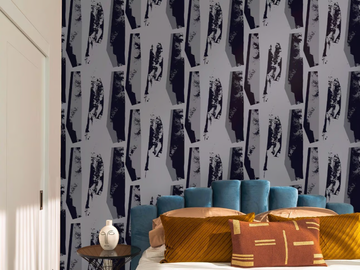 NOTTURNO - Motif washable wallpaper by Texturae - view 2