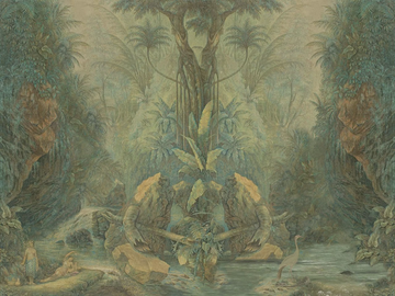 SILKY JUNGLE - Landscape wallpaper by Texturae - view 3