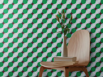 DOTS - Dotted panoramic wallpaper by Texturae - view 2